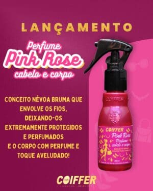 PERFUME PINK ROSE CABELO E CORPO 80ml - Imagem 2