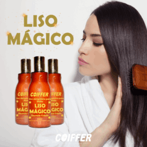 Spray Liso Magico Desmaia Cabelo Coiffer 250ML - Imagem 3
