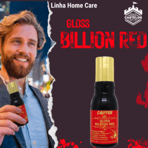 Gloss Billion Red Coiffer 80ml Finalizador Cabelo Barba e Corpo - Imagem 5