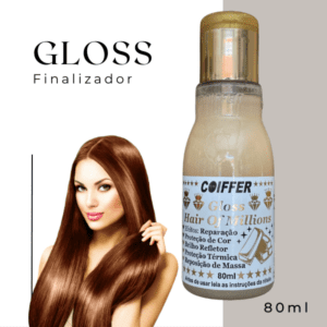 Gloss Hair of Millions Coiffer 80ml – Brilho e Proteção - Imagem 3