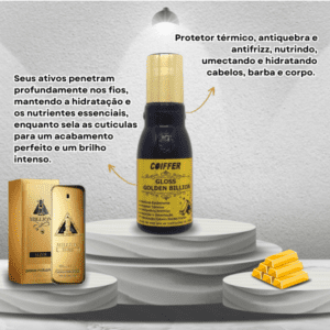 Coiffer Gloss Golden Billion 80ml Finalizador e Reparador - Imagem 2