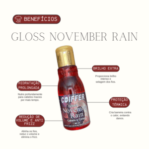 Finalizador Gloss November Rain Coiffer -Proteção e Perfume - Imagem 3