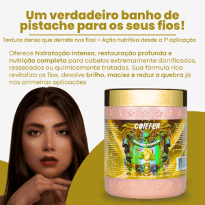 Mascara Pistache 500g Coiffer - Imagem 2