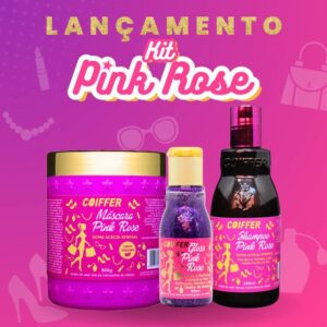 Kit Cliente Pink Rose Coiffer(3 UNIDADES) - Imagem 2