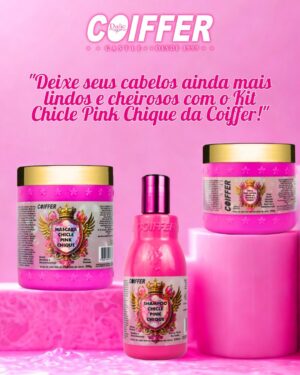 Kit Chiclete Pink Chique Coiffer (3Unidades) - Imagem 2