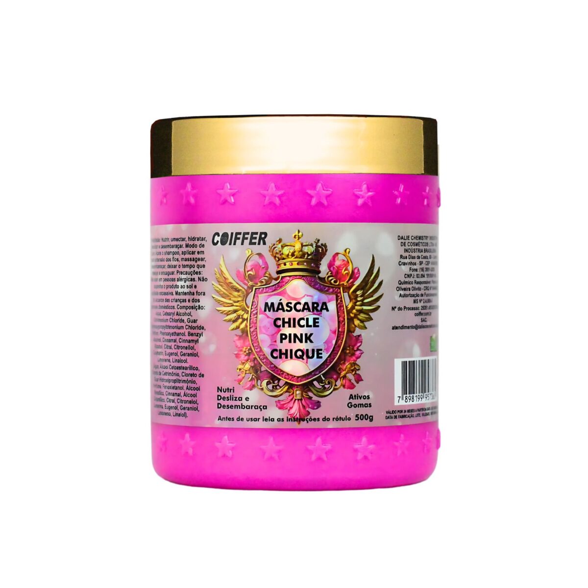 Mascara Chiclete Pink Chique Coiffer 500g - Imagem 1