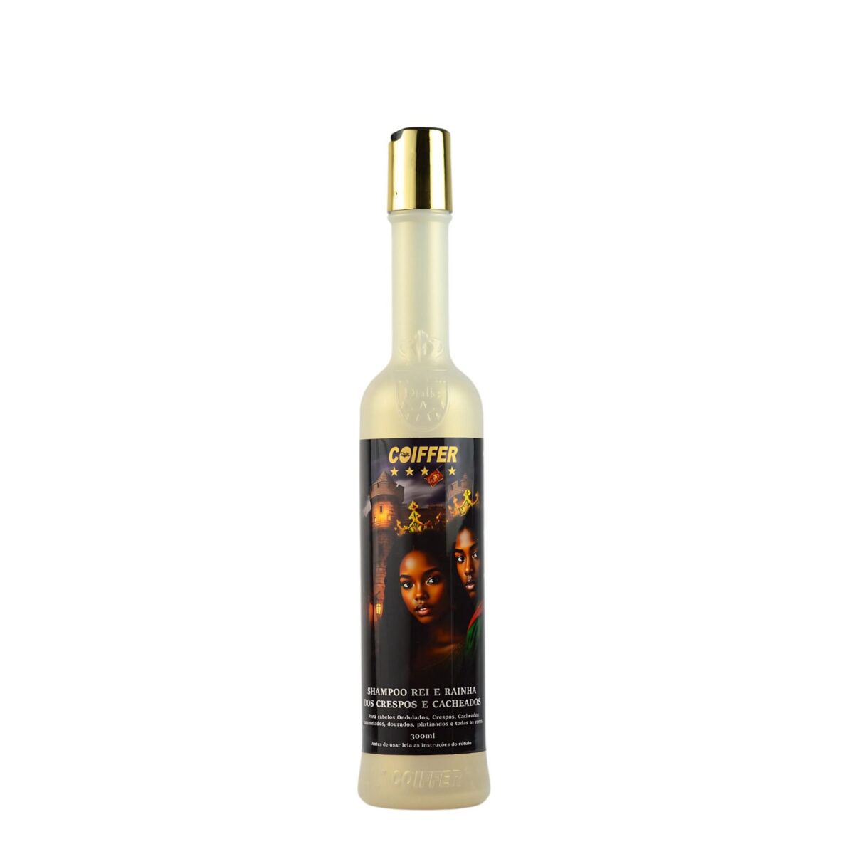 Shampoo Rei E Rainha Crespos e Caheados Coiffer 300Ml - Imagem 1