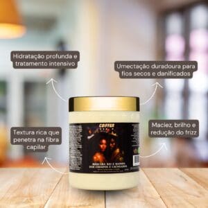 Mascara Rei E Rainha Crespos e Caheados Coiffer 500g - Imagem 2