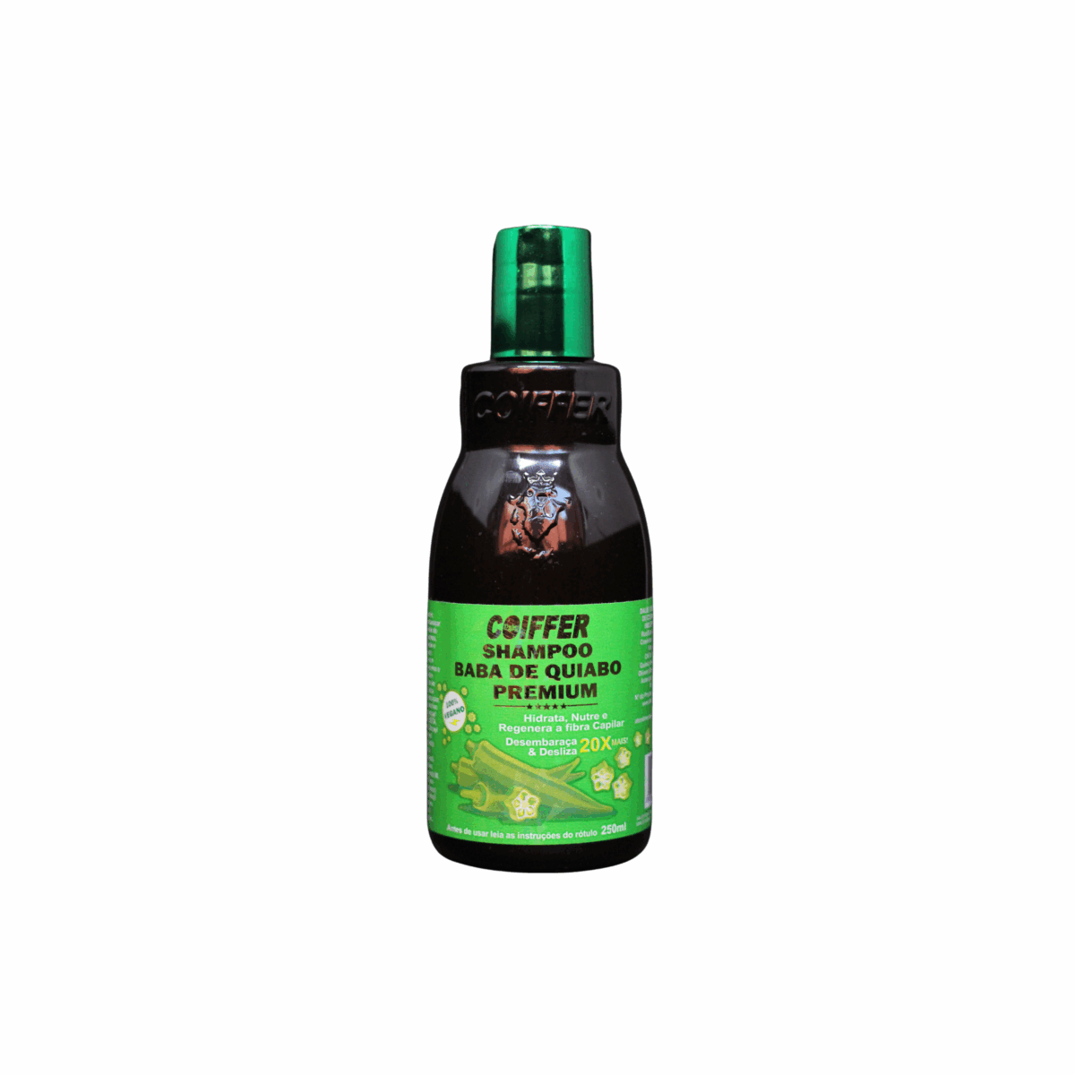 Shampoo Baba De Quiabo Premium  Coiffer 250ML - Imagem 1