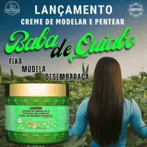 Creme de Pentear baba de Quiabo Coiffer 350g - Imagem 3